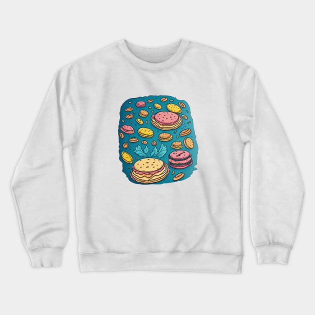 Dorayaki Kawaii Japan Yummy Vintage Since Foodie Crewneck Sweatshirt by Flowering Away